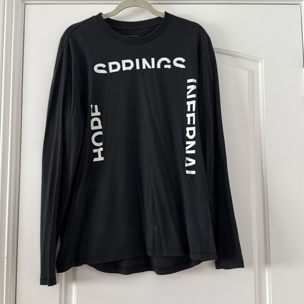 Men’s All Saints long sleeve shirt